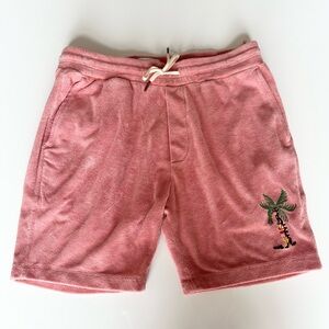 SCOTCH & SODA Embroidered Towelling Bermuda Shorts with Drawstring Waist